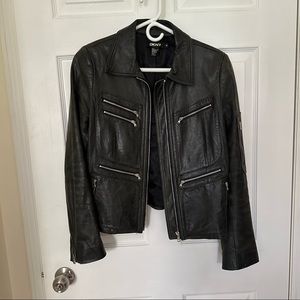 Vintage DKNY Leather Jacket